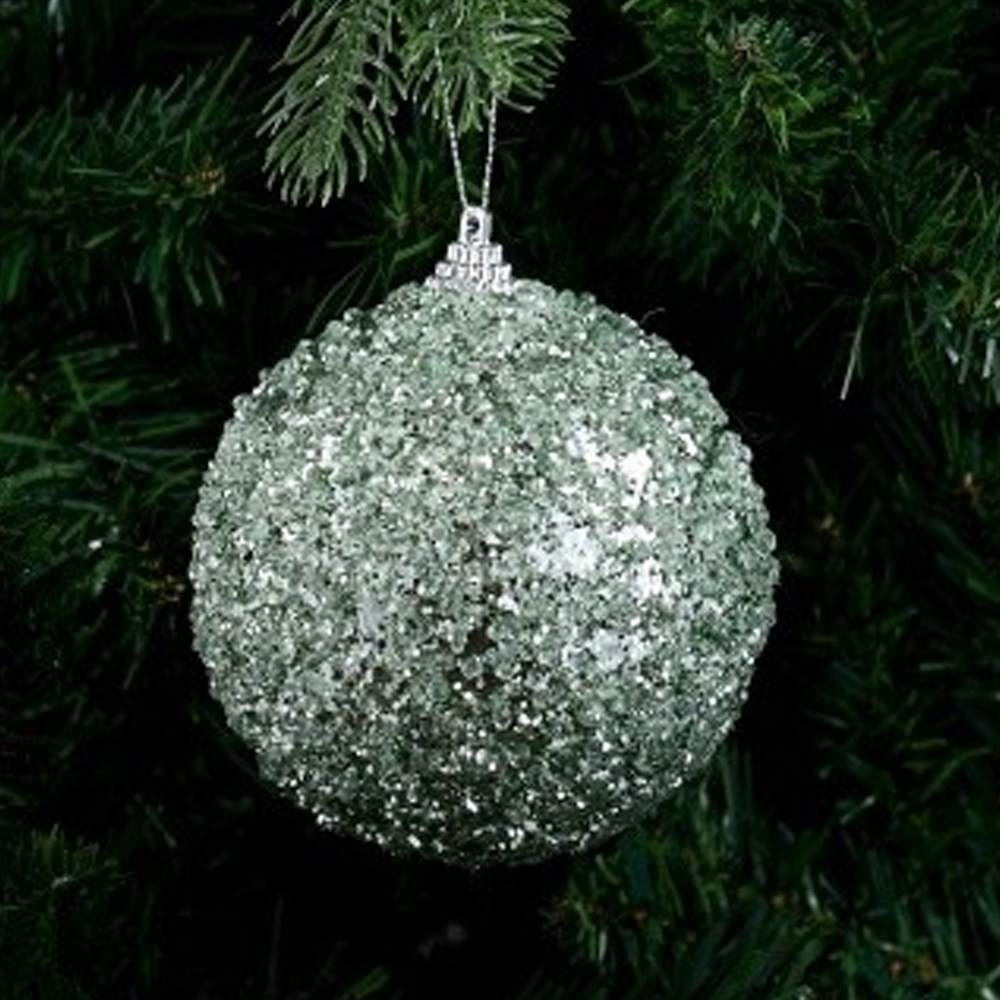 Набор новогодних шаров розовых из 2шт