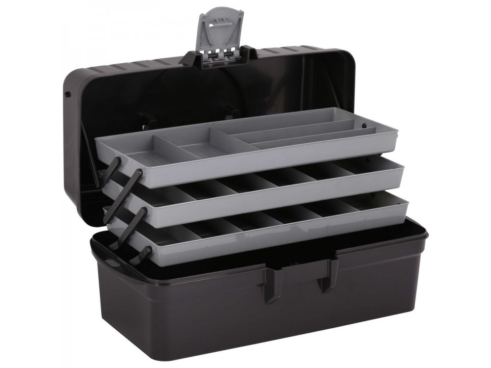 Ящик 425х224х200мм раздвижной черный 