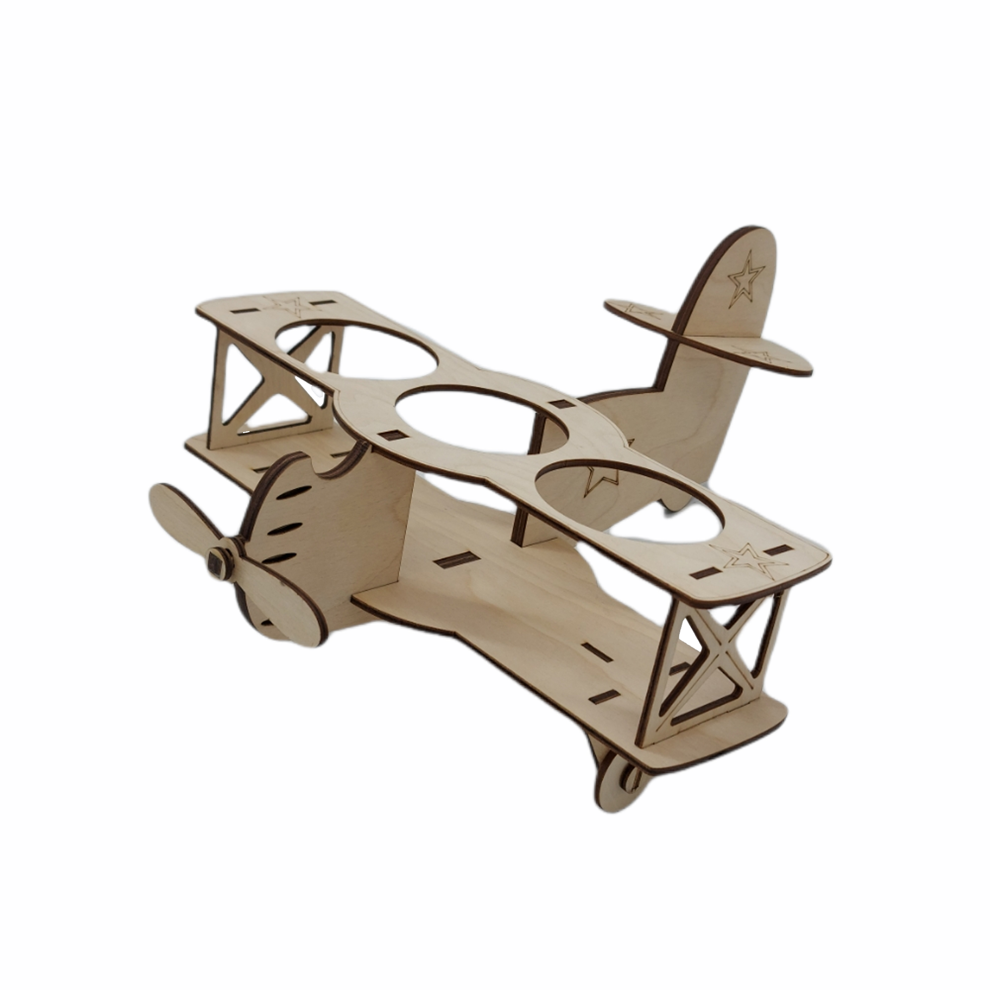 Подставка под пиво 28,5*28*18см ДомВуд Самолет Экошпон Ф211