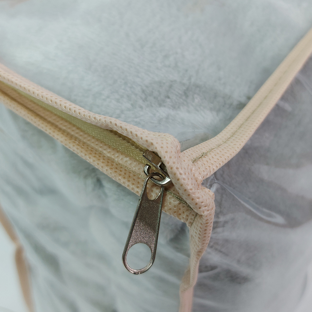 Плед 150х200 ДомВелл фланель Клетка серая