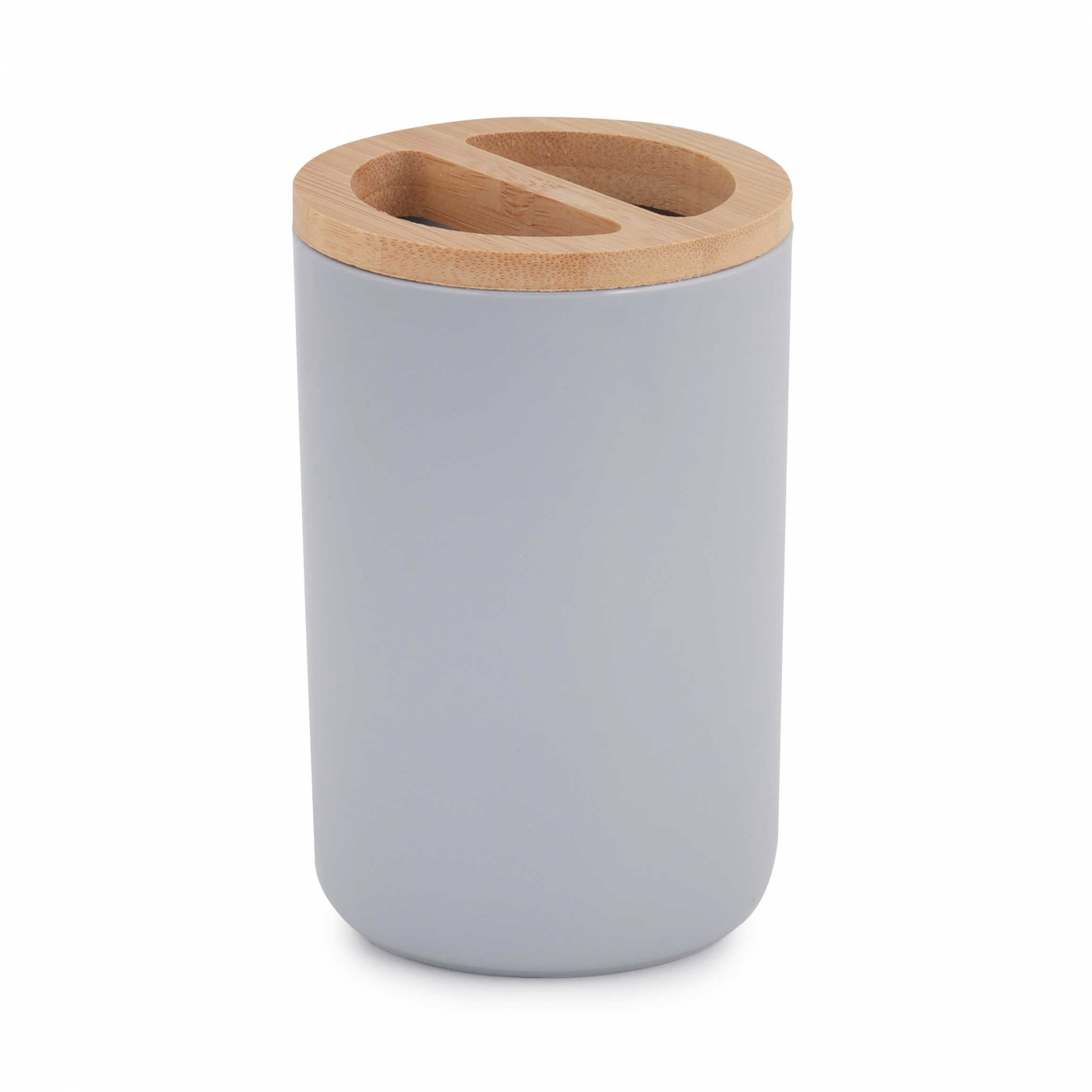 Подставка для зубных щеток "Бамбук" (серый) 