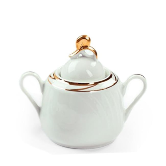 Сахарница 400 см3 с крышкой ф. 416 "Голубка" Рис. № 2084 "Бомонд" 0С0506Ф34