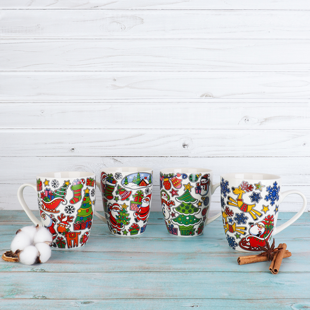 Кружка 380 мл Новый год FG609 