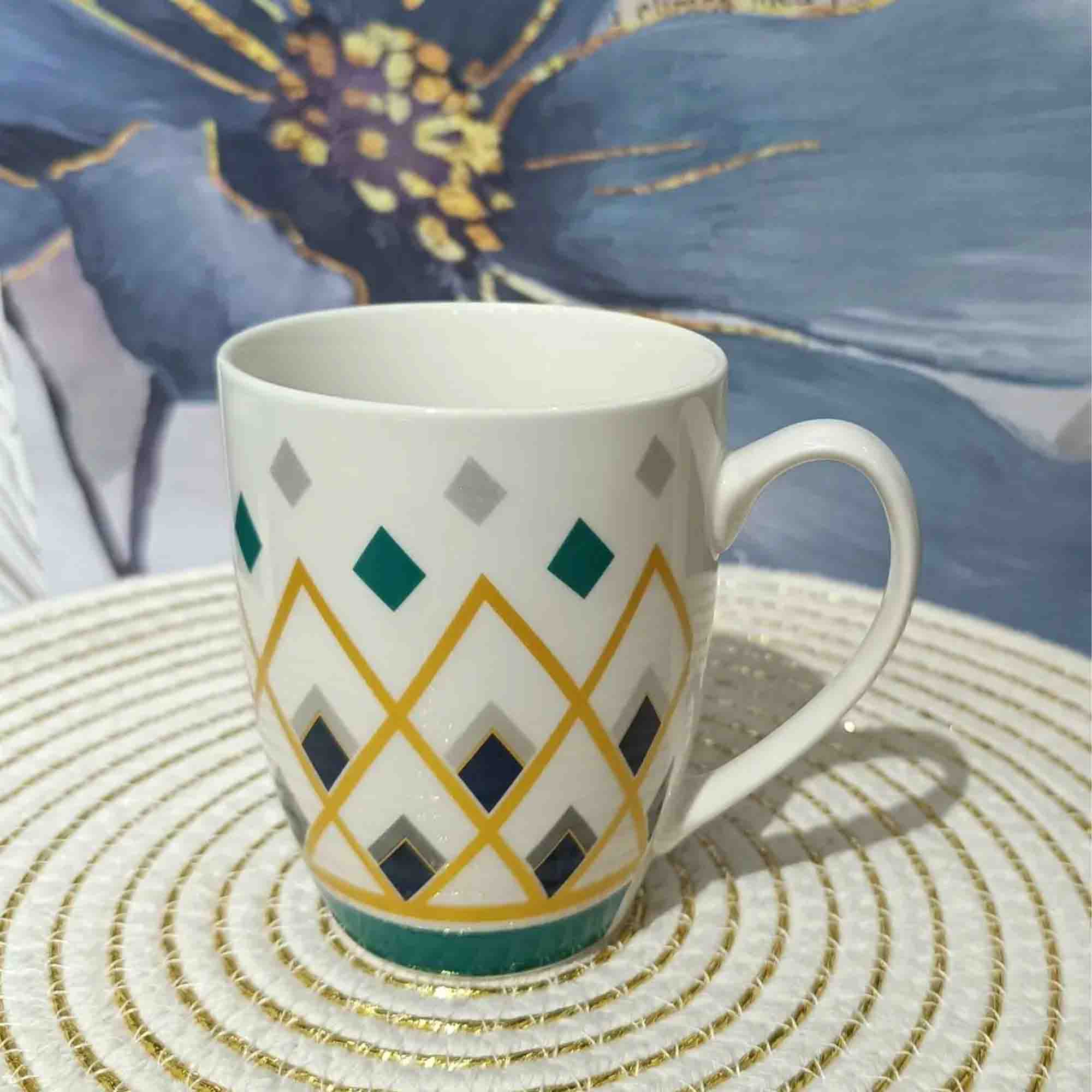 Кружка 380мл Ромбы РД83314