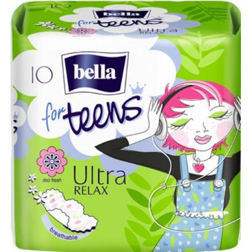 Прокладки 10шт BELLA For Teens Ultra Relax