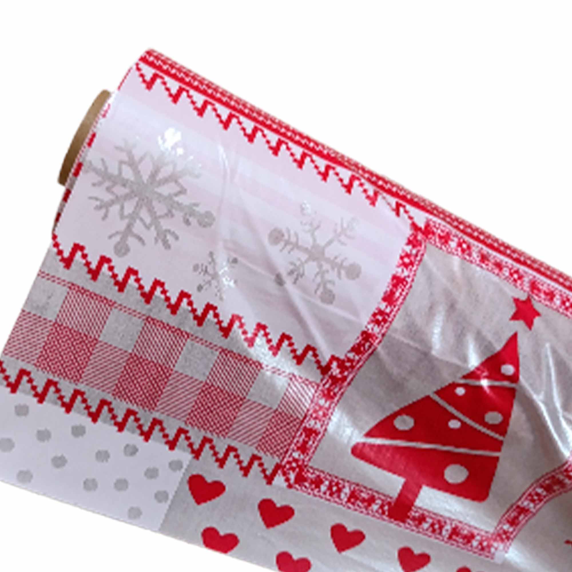 Клеенка новогодняя 1,37м х30м  (цена за 1м) РД15460