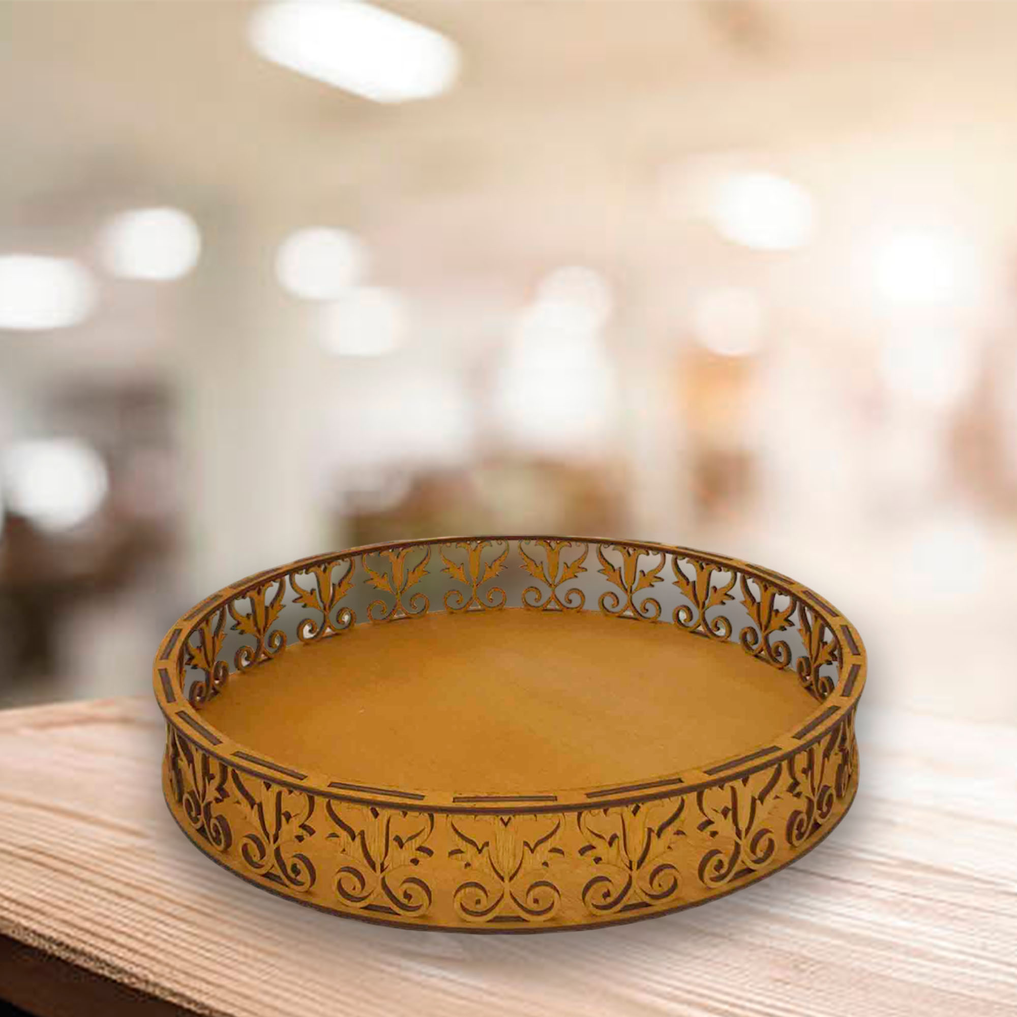 Конфетница d 300мм ДомВуд Экошпон Ф106/Д106