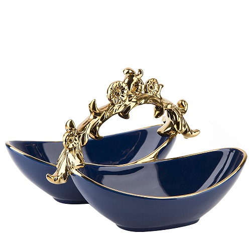 Менажница 2-х секционная 25х19х15см 2х300мл."Крайола" 