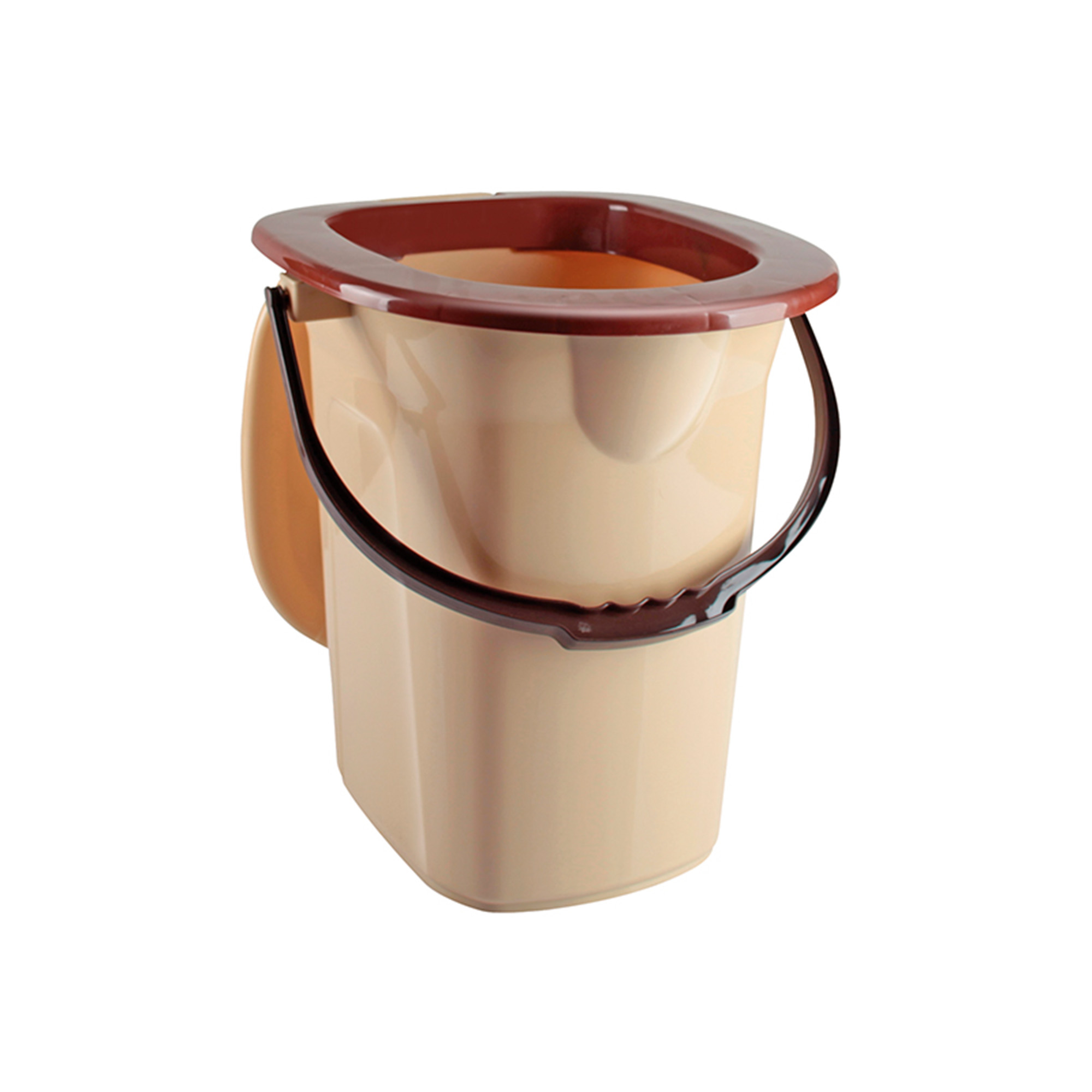 Ведро-туалет молочный