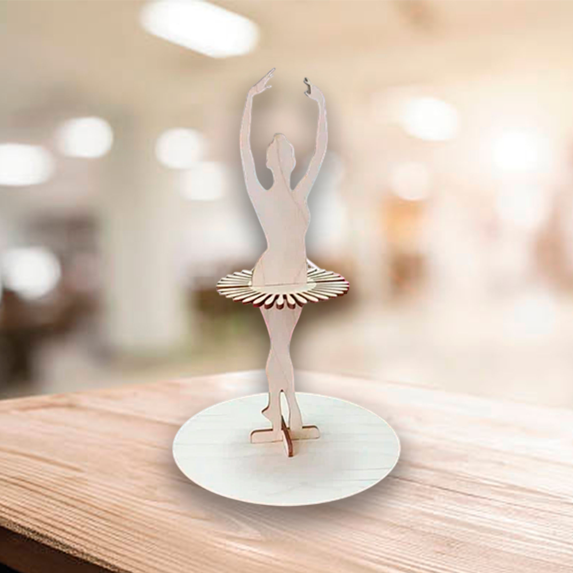 Салфетница 14,5х14,5х26см ДомВуд Балерина Экошпон Ф410