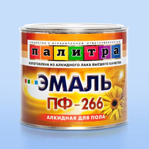 Эмаль ПФ-266 2,7кг кр-кор ЧП "Палитра"