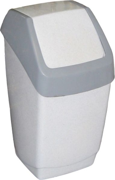 Контейнер для мусора 7л Хапс мрамор