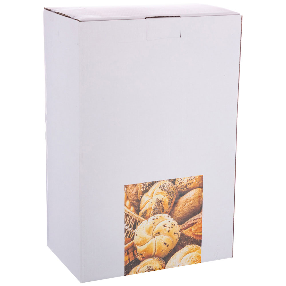 Набор Agness Тюдор хлебница 355х230х145мм, банка для сыпучих 950мл металл