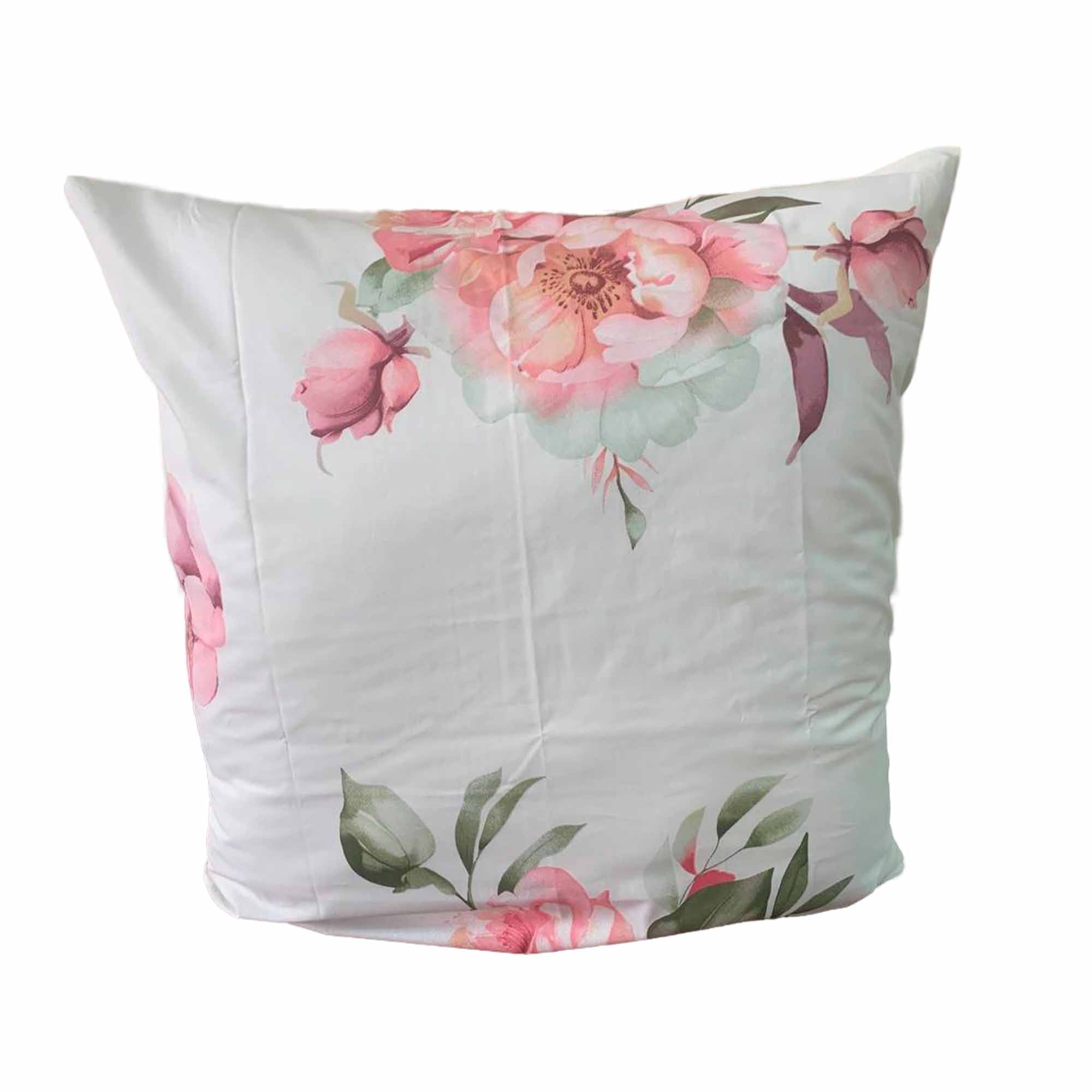 Наволочка 70х70 ДомВелл (Поплин) 6909 А Пионы