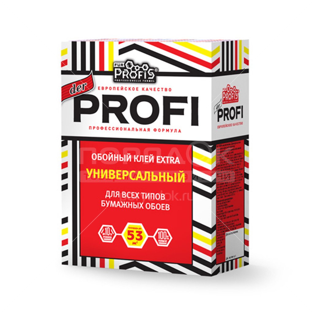 Клей для все видов обоев 200г "der PROFI" EXTRA универсальный