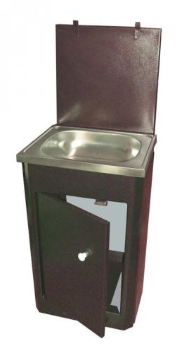 Умывальник "Дачный" 17л, античная медь, мойка нерж. 40х50, кран силуминовый