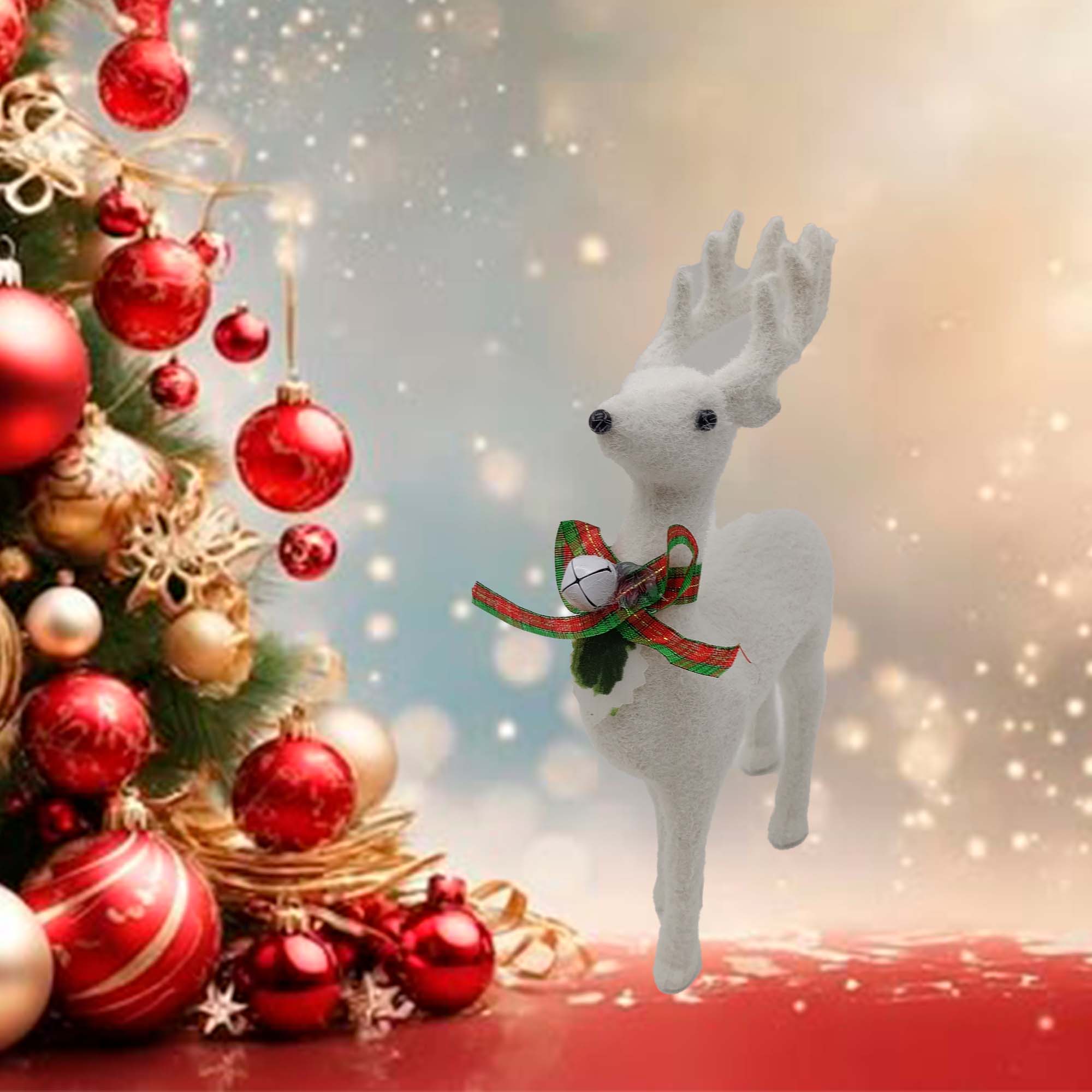 Украшение новогоднее "Олень" 25см РД18782