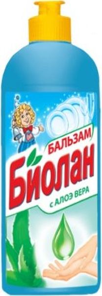Средство для мытья посуды 450мл БИОЛАН Алоэ Вера