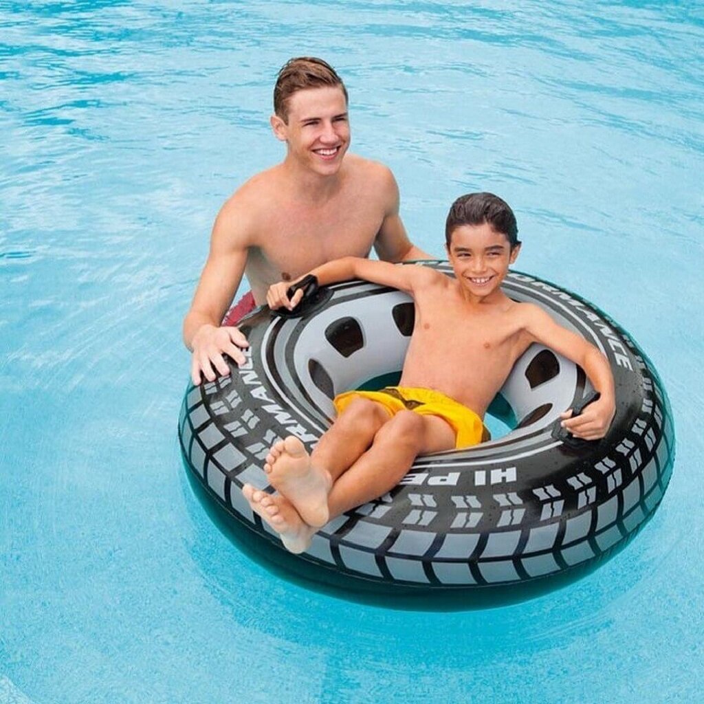 Круг надувной для плавания 114см "Шина" до 100кг, от 9 лет, уп.6