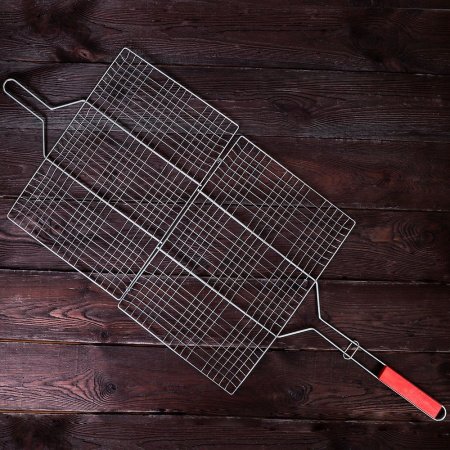 Решетка для барбекю глубокая 44х30х61см 112-2