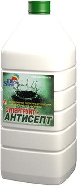 Грунтовка Супергрунт 100 + антисепт. 1,0кг
