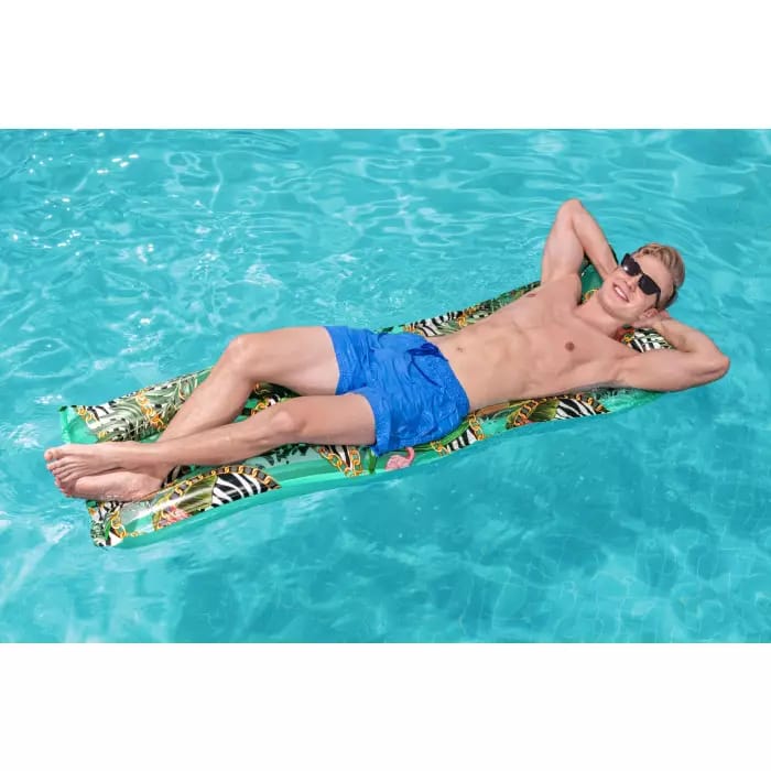 Матрас для плавания 183х69см "Цветочная фантазия" до 90кг, уп.12