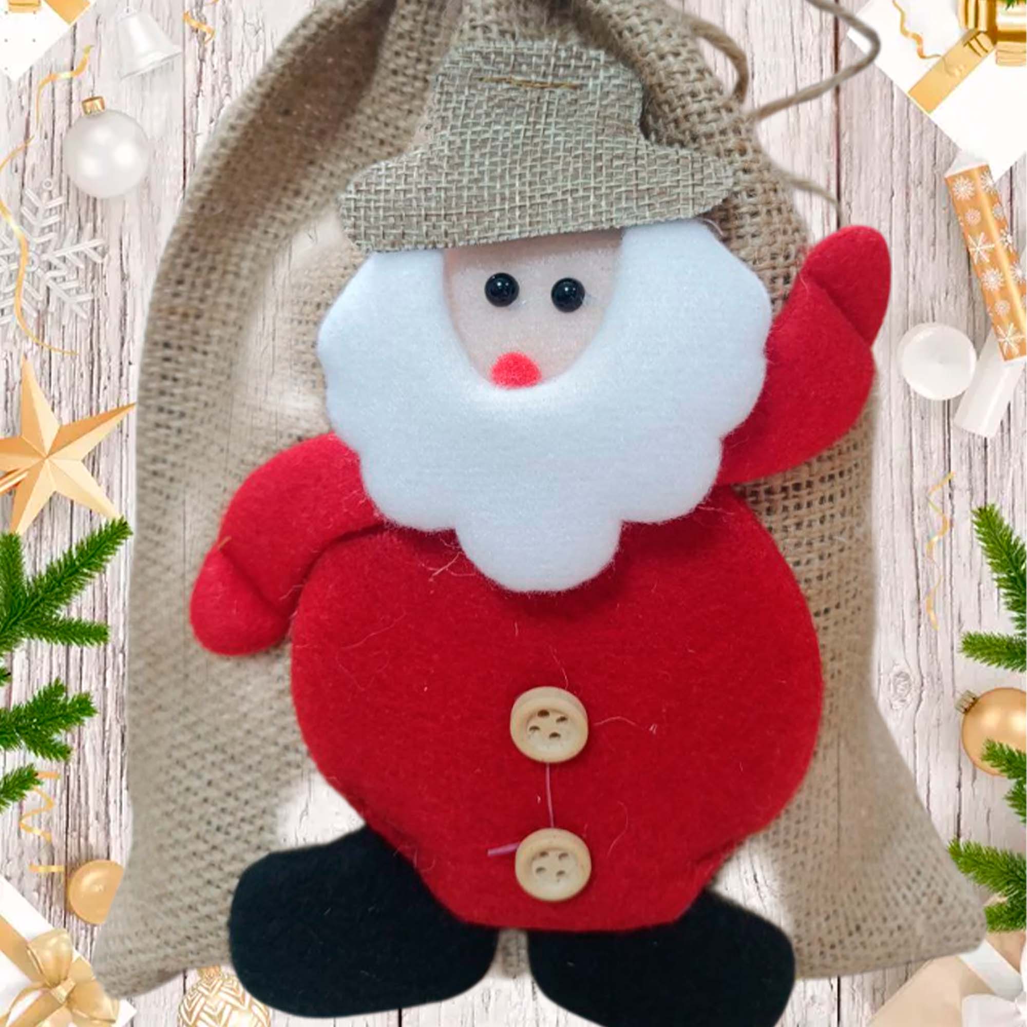 Мешочек новогодний 21*28 ДомВелл (бюджет) Мешочек новогодний 21*28 ДомВелл (бюджет)