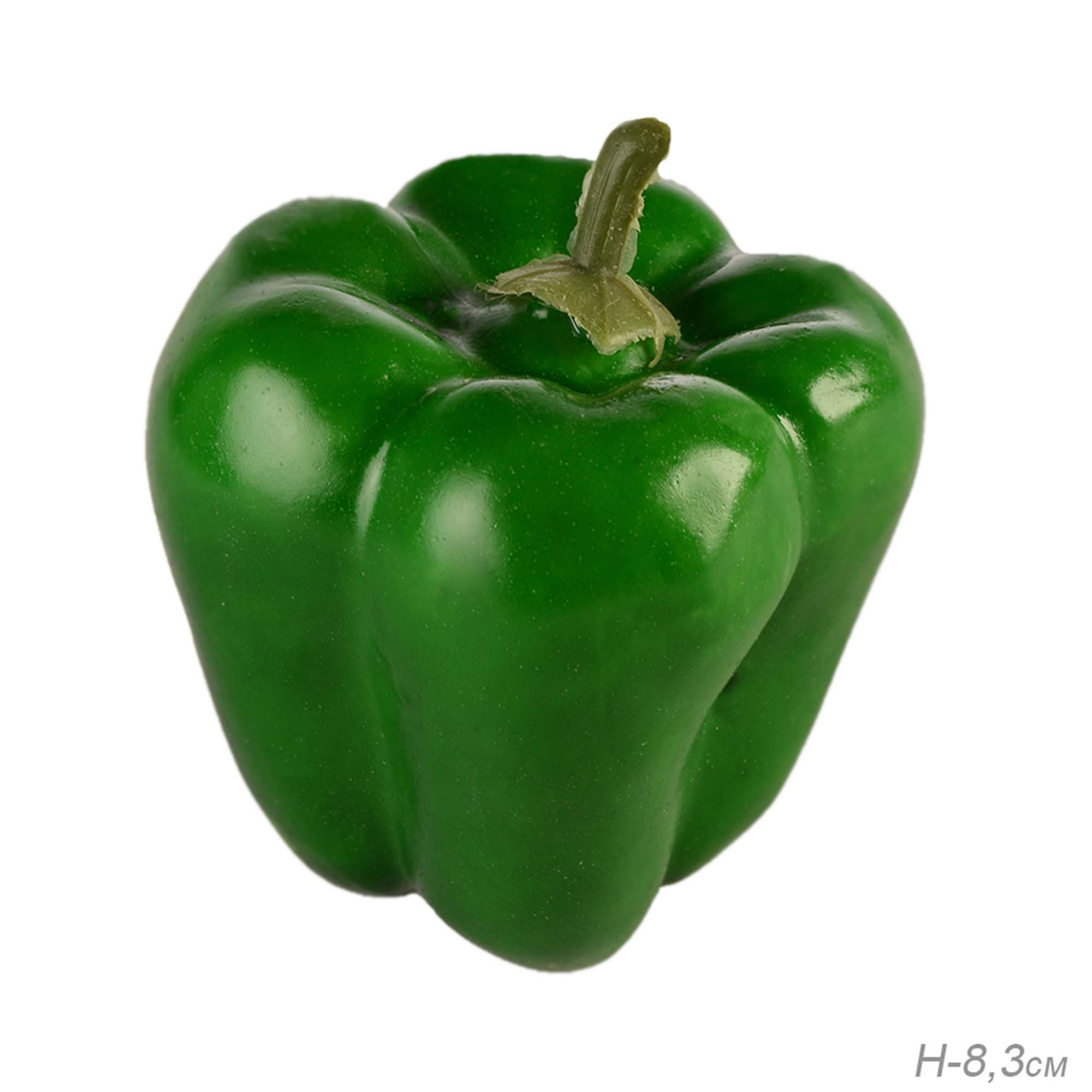 Муляж Перец зеленый 8,3см 33-25 