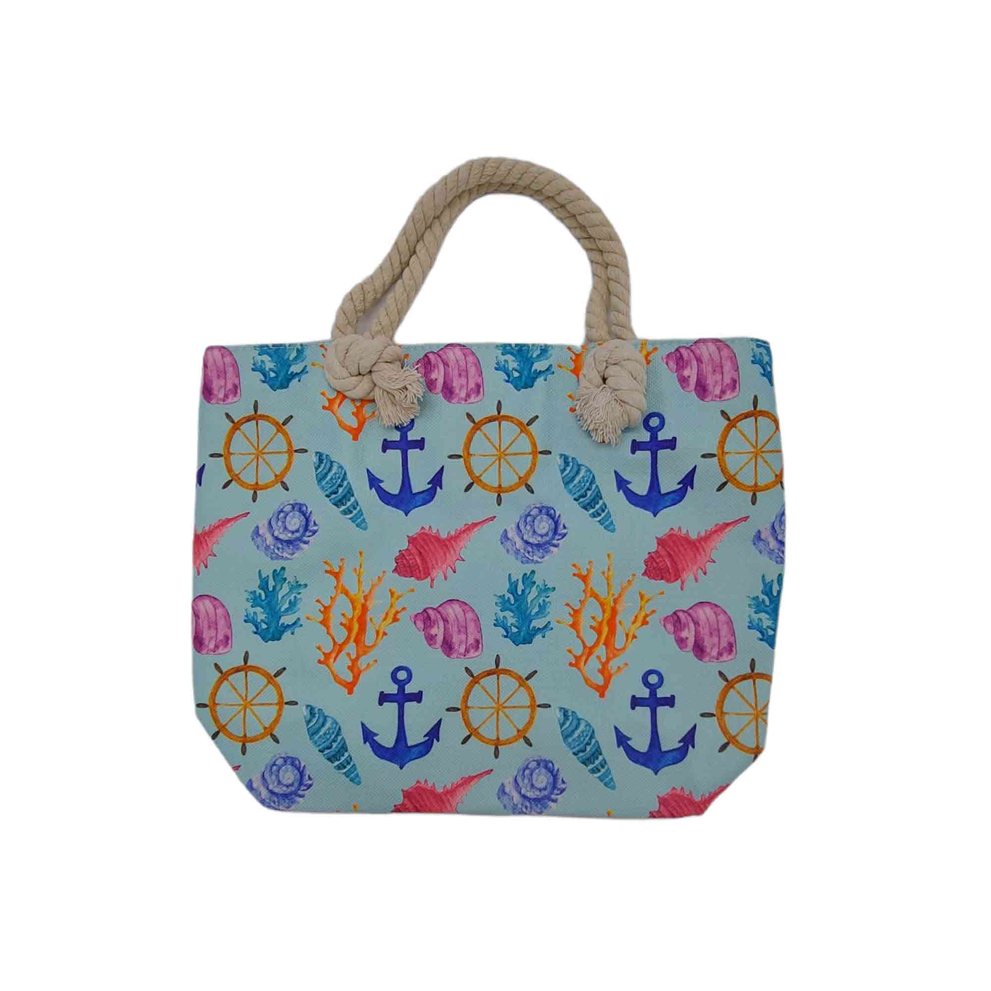 Сумка пляжная на молнии  46х37см РД53060 Море