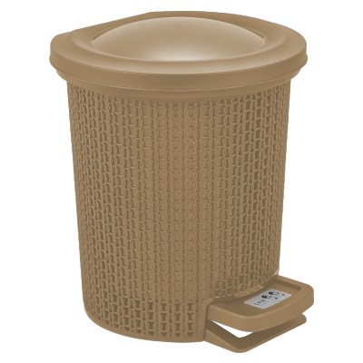 Контейнер для мусора 12л кофейный