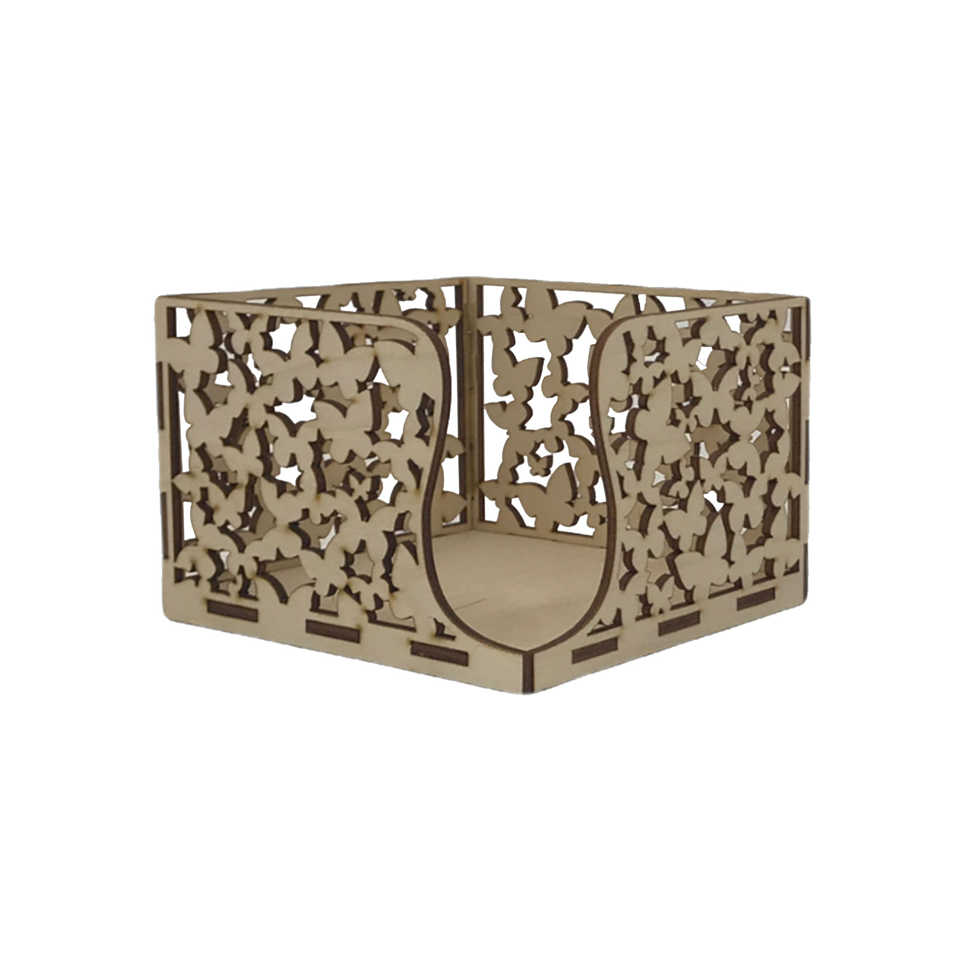 Салфетница 12,8х13,2х9см ДомВуд Экошпон Ф18/Д18