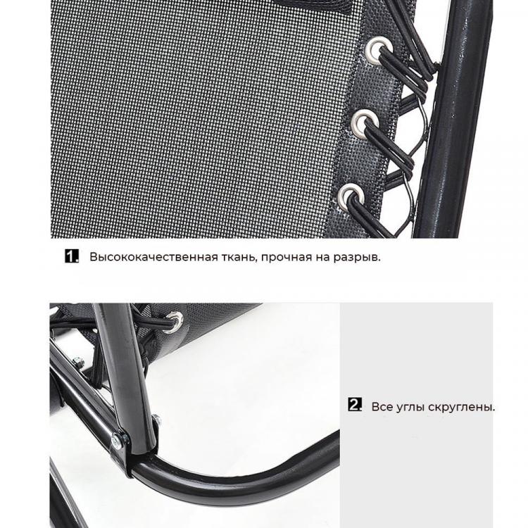 Шезлонг 175х72х80, 3 положения спинки, фиксатор положения, подушка GT-CM-044 Шезлонг 175х72х80, 3 положения спинки, фиксатор положения, подушка GT-CM-044