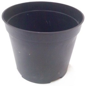 Горшок 5,0л круглый d22см h17,5см без поддона пластиковый черный