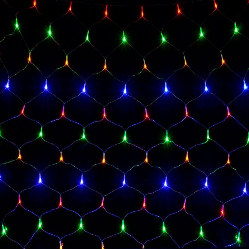 Гирлянда "Сетка" 2х2м 180 LED, свечение мульти 