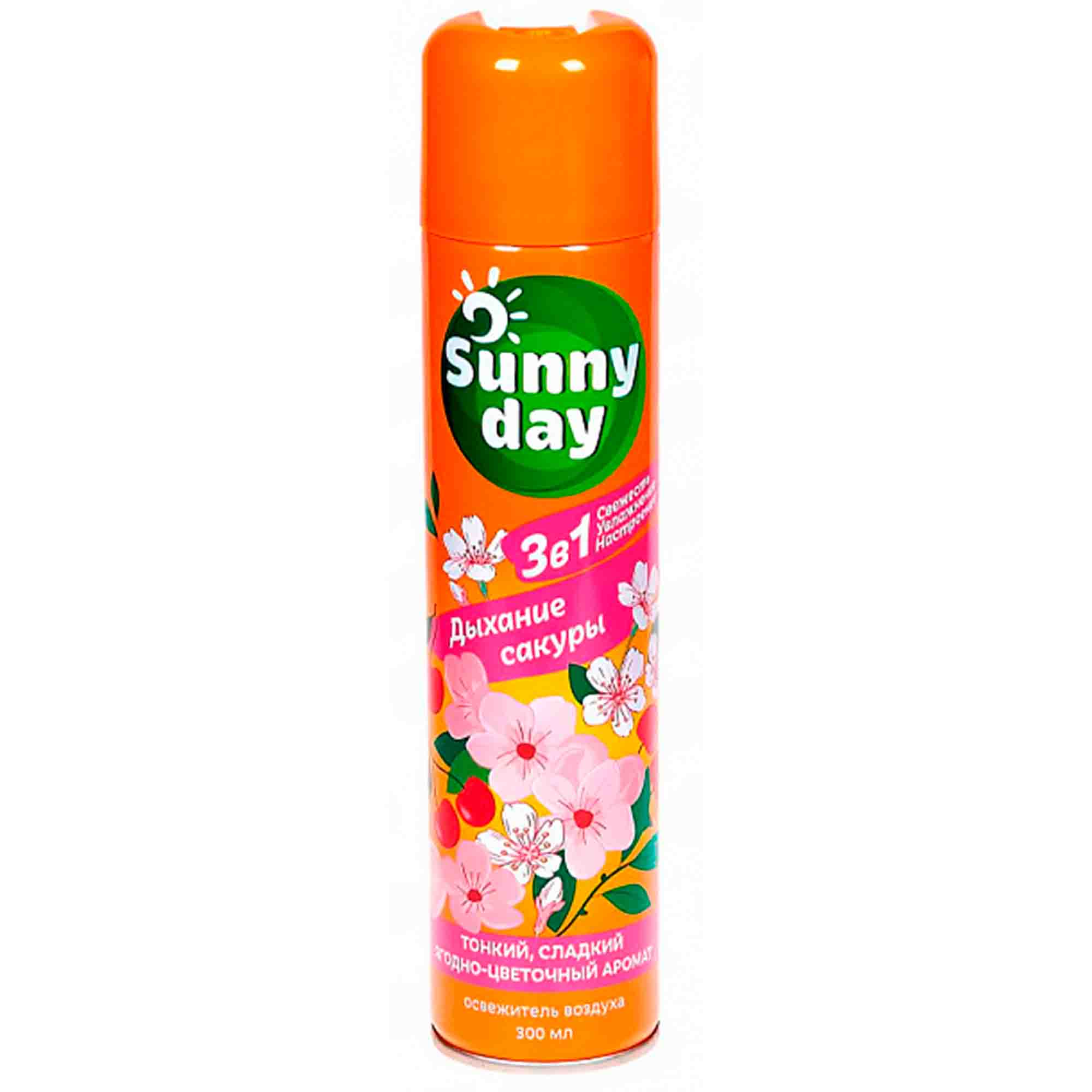 Освежитель воздуха 300мл SUNNY Day Дыхание сакуры