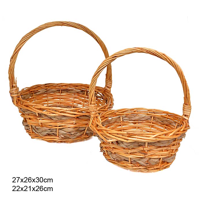 Корзина 22х21х26см светло коричневые 12-3/2 