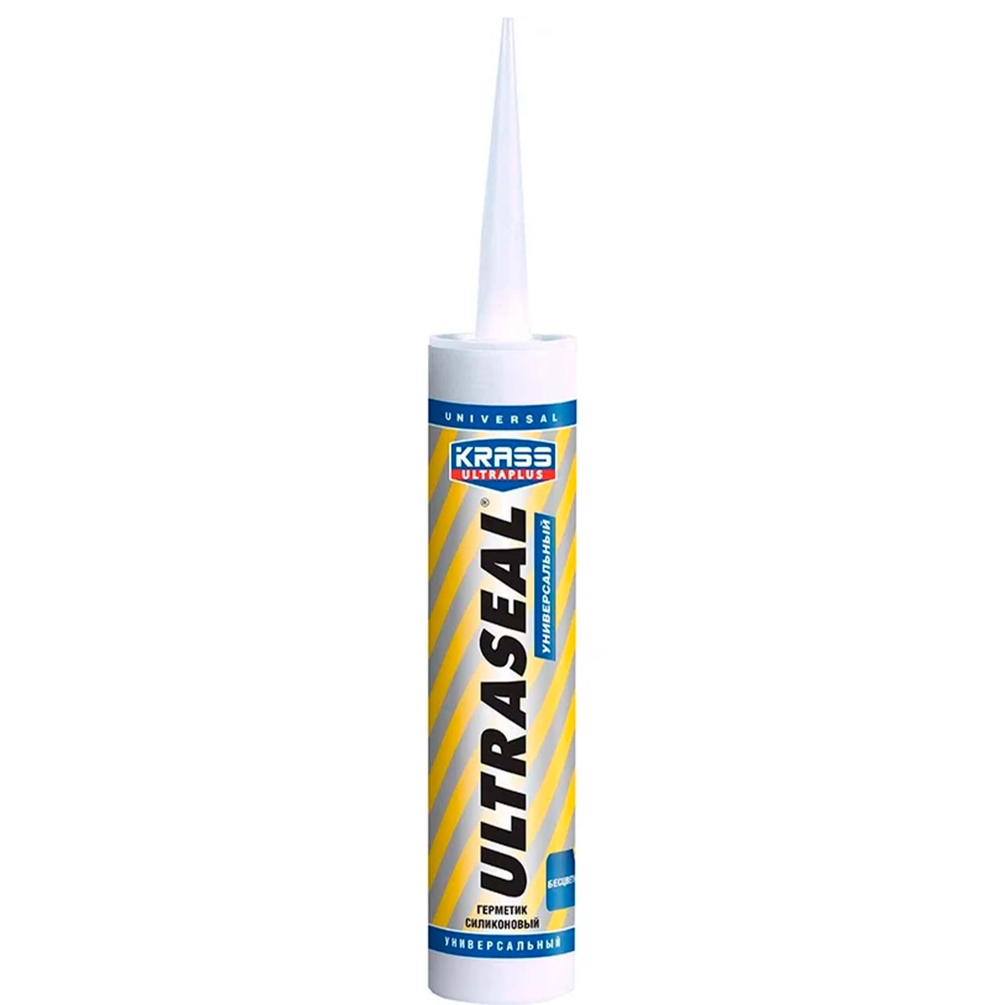 Герметик силиконовый 260мл KRASS Ultraseal универсальный Бесцветный ЛС