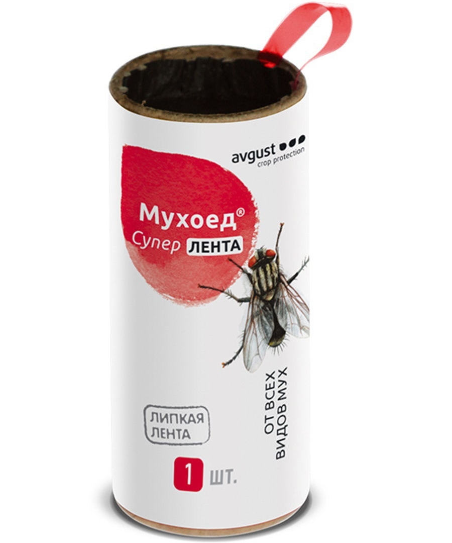 Лента липкая от мух Мухоед Супер 