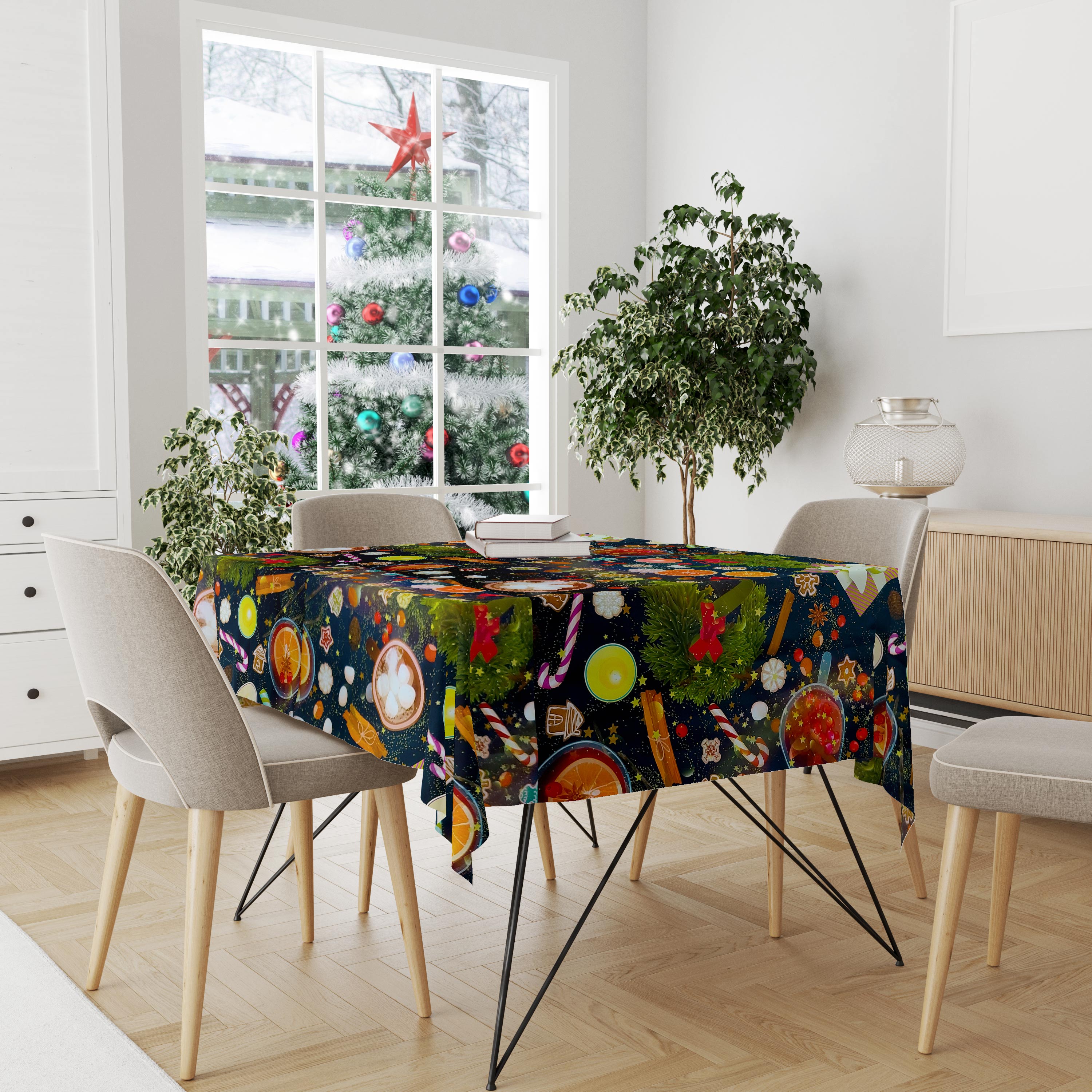 Скатерть-клеенка новогодняя 20мх140см РД46499