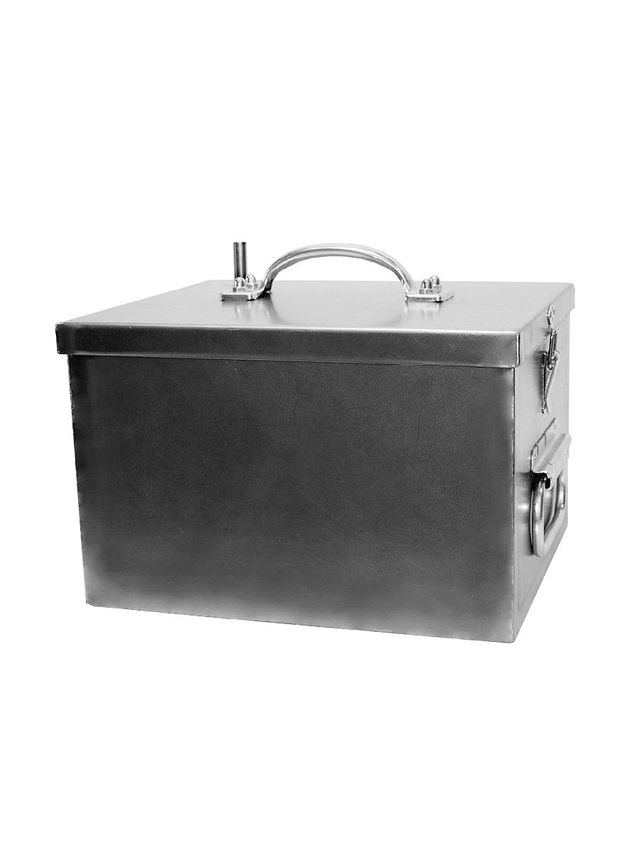 Коптильня горячего копчения "ЧУДО" КНГ-1 МИНИ (прямоугольная, двухъярусная,черный металл), УЗБИ, г.Челябинск