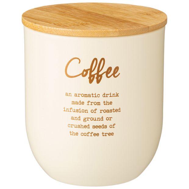 Ёмкость для сыпучих продуктов agness "арктик" "кофе" 550 мл 9x6x10 см