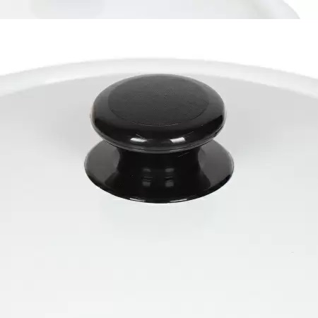 Ведро 12л с крышкой белое Без декора