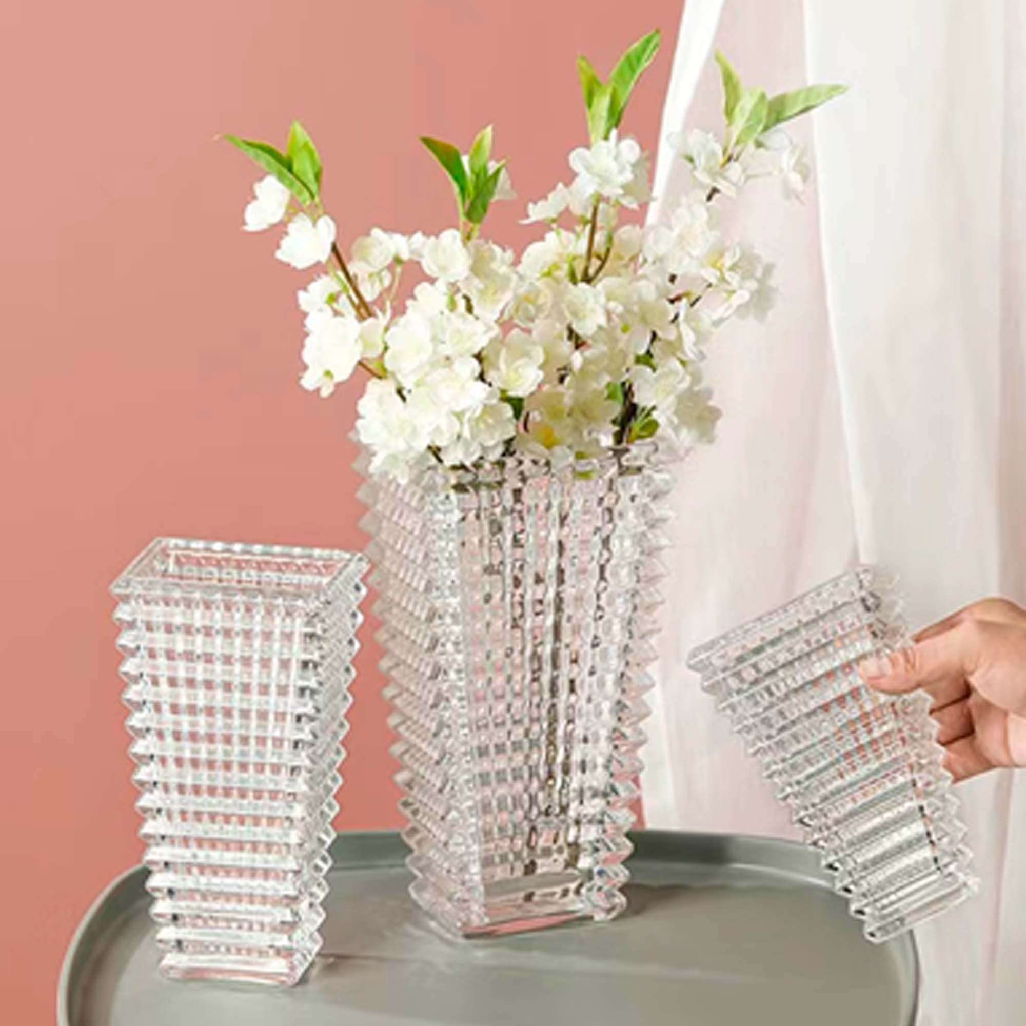 Ваза для цветов 16,5х12х27,5см РД20228