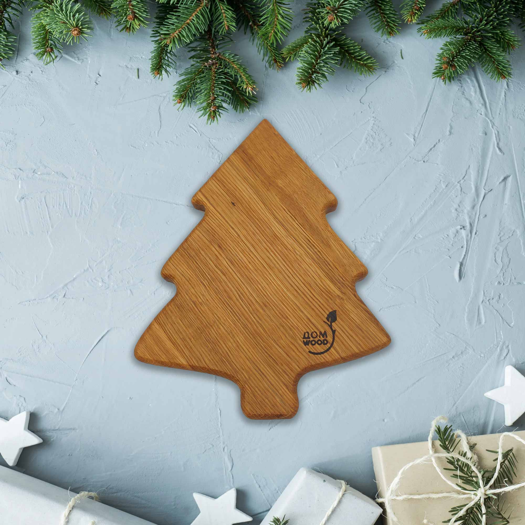 Менажница 31х25х2см ДомВуд Ёлочка Дуб Д154