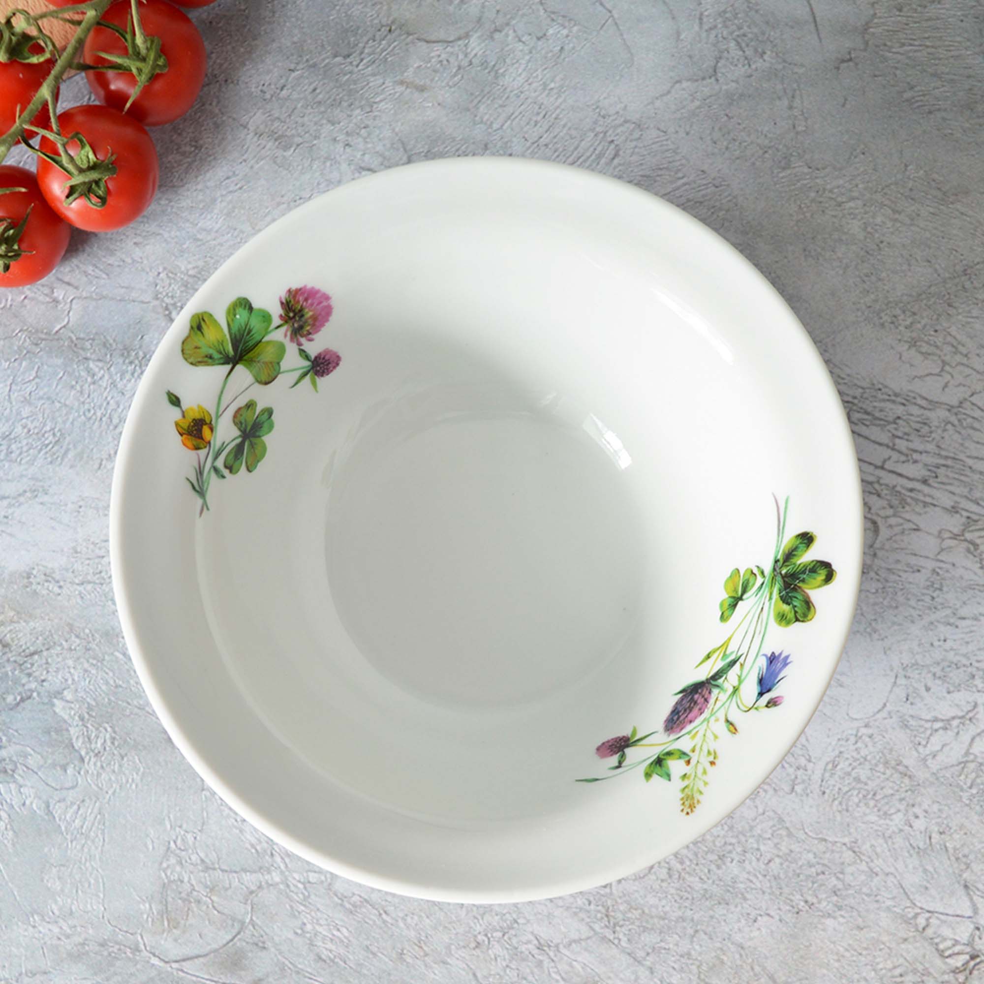 Миска 550 см3 ф.653 "Идиллия" дек. "Клевер"