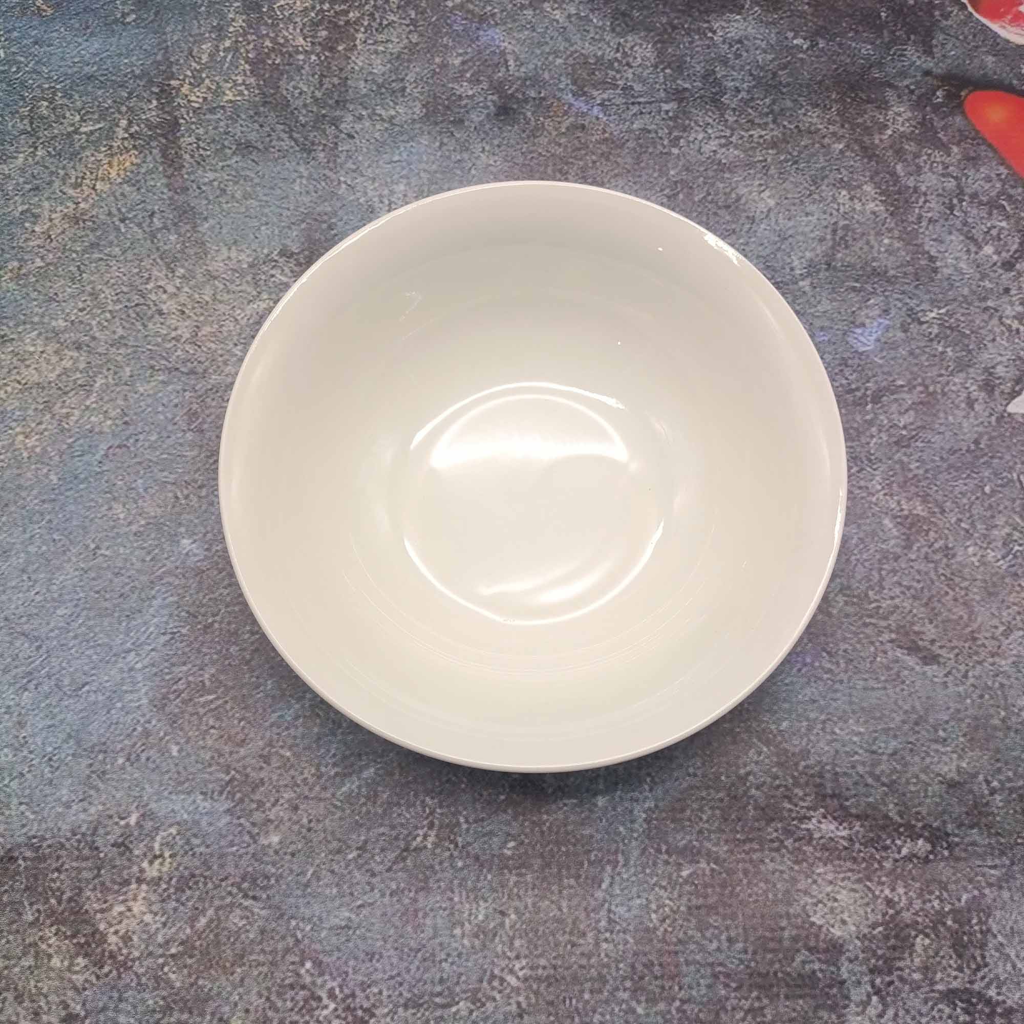 Миска 20см круглая, белая РД85097