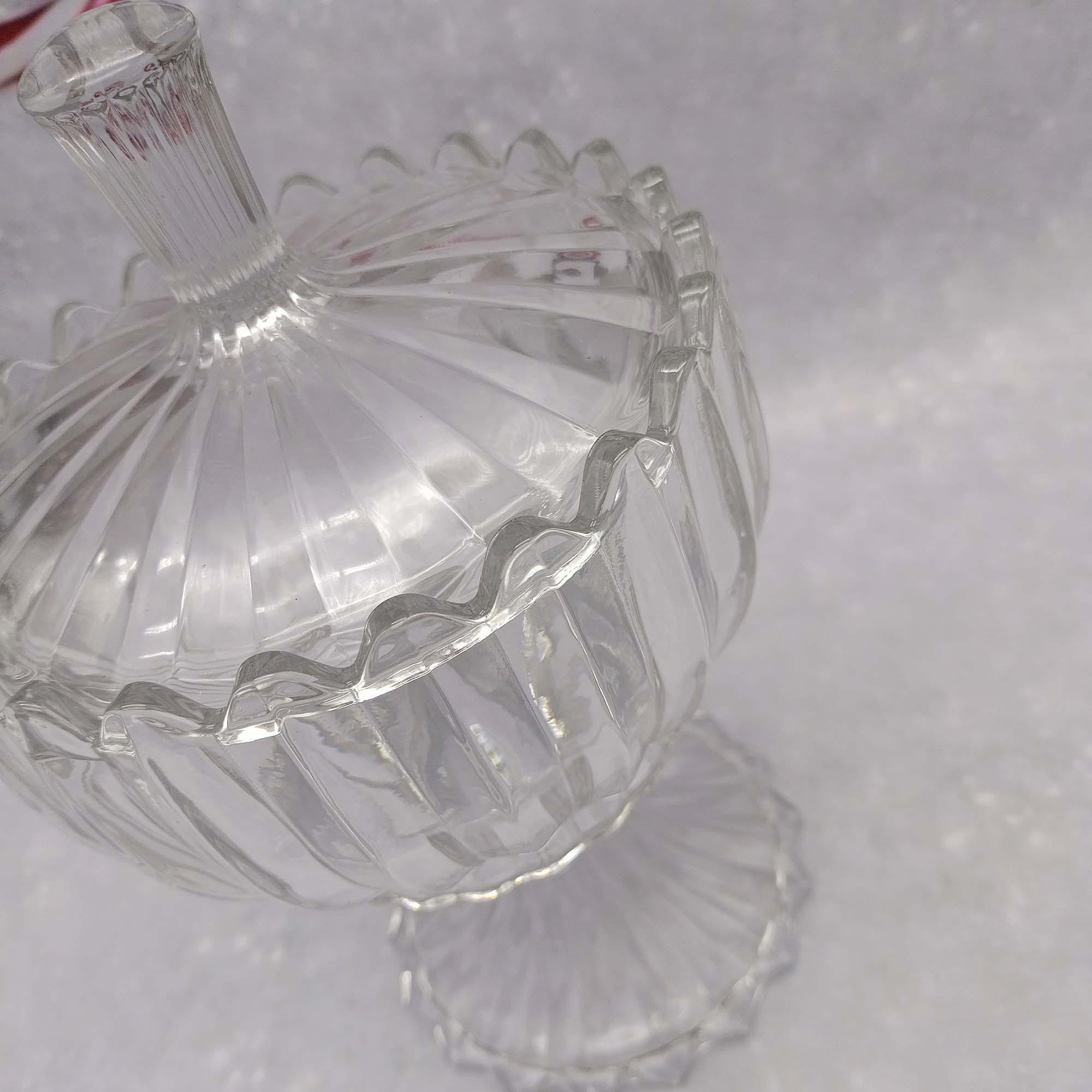 Конфетница 15х23см Лилия хрусталь РД19925