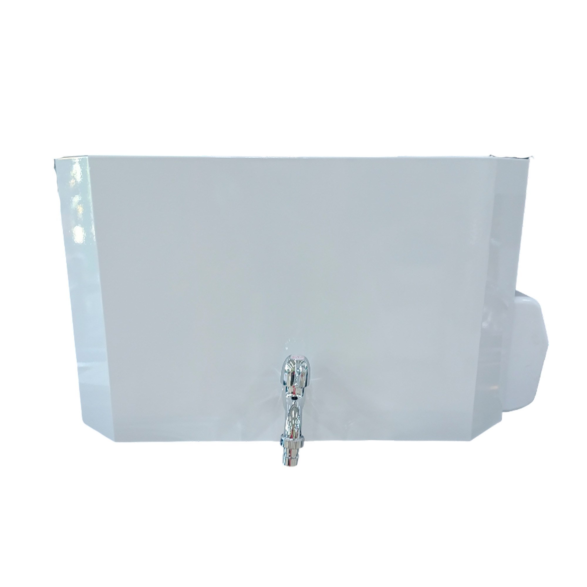 Бак 20л настенный ЭВН, белый кран силуминовый