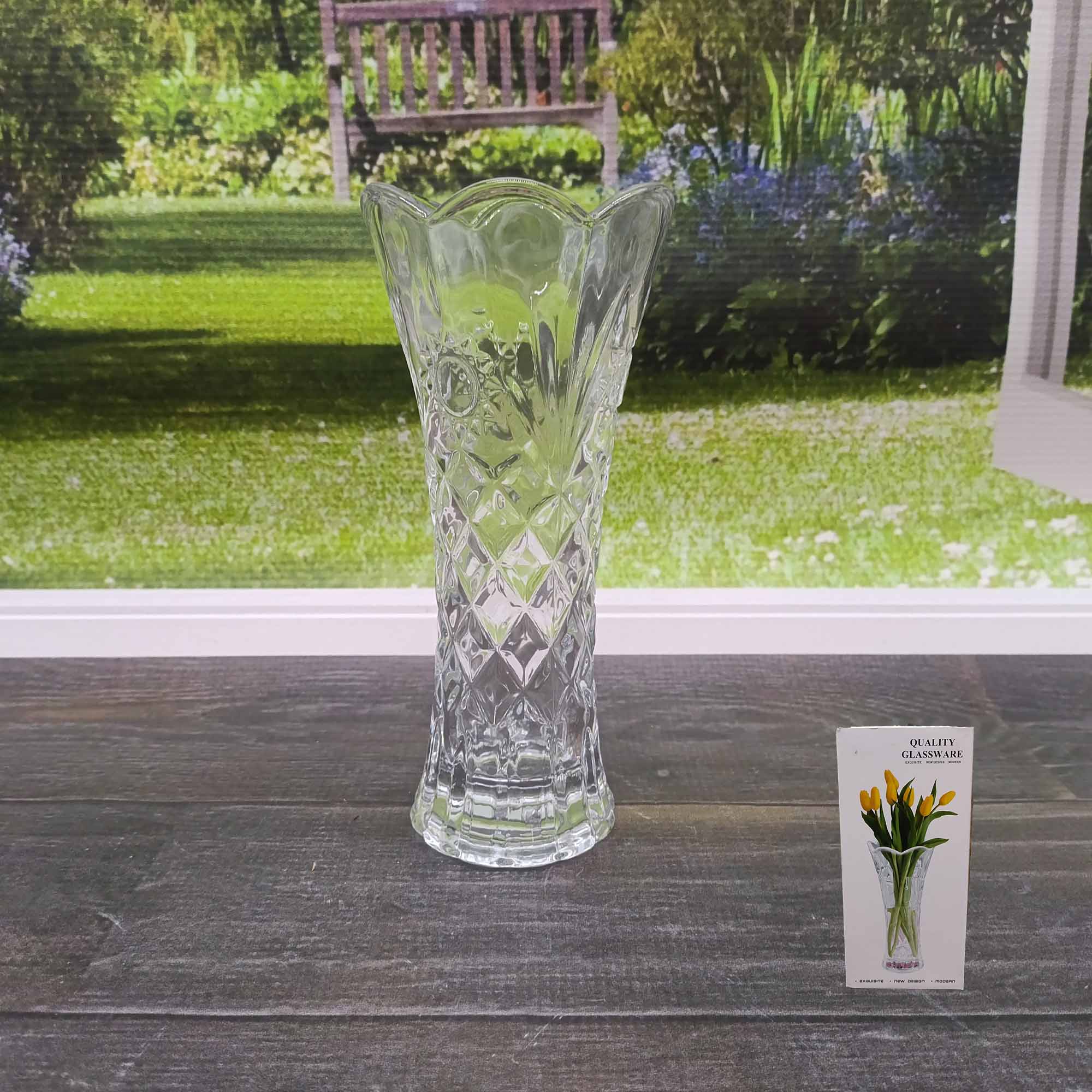 Ваза для цветов 9х19,5см  РД20327