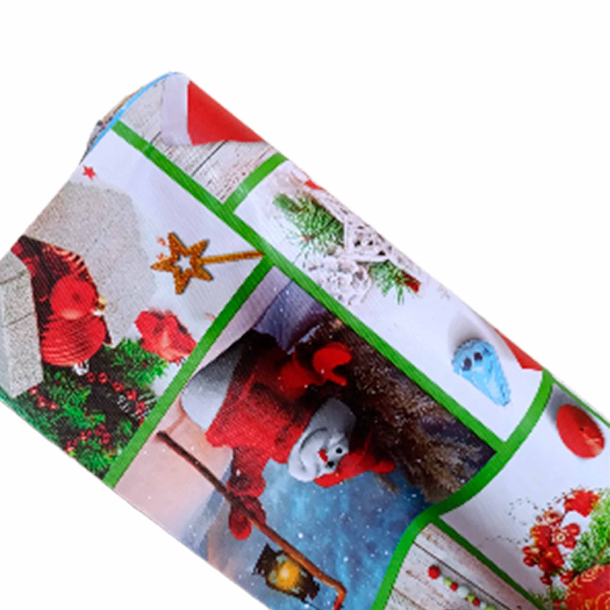 Клеенка новогодняя 1,37м х20м  (цена за 1м) РД15521